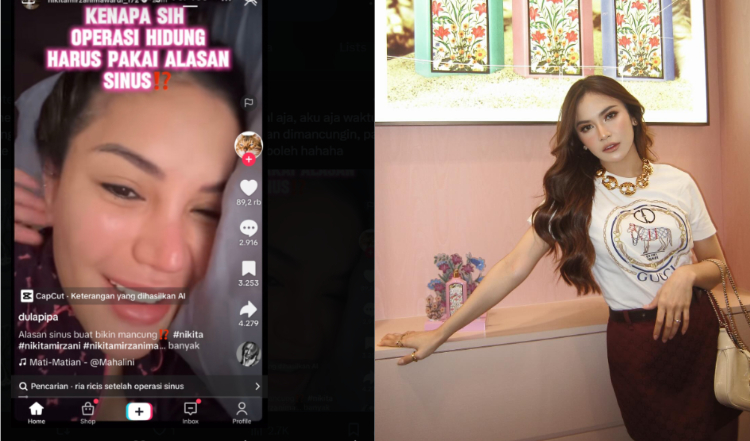 kolase foto Nikita Mirzani - Mahalini