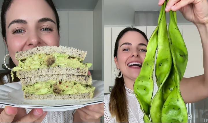 Video detik-detik seorang bule bikin isian Sandwich dengan Petai dan Alpukat, Netizen dibikin heboh. (screensoot Ig @simplegreensoul)