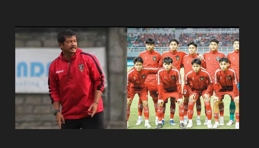 : Coach Indra Sjafri, Pelatih kepala timnas Indonesia U-19 saat memberikan masukan kepada skuad Garuda Muda. (Jawa Pos)