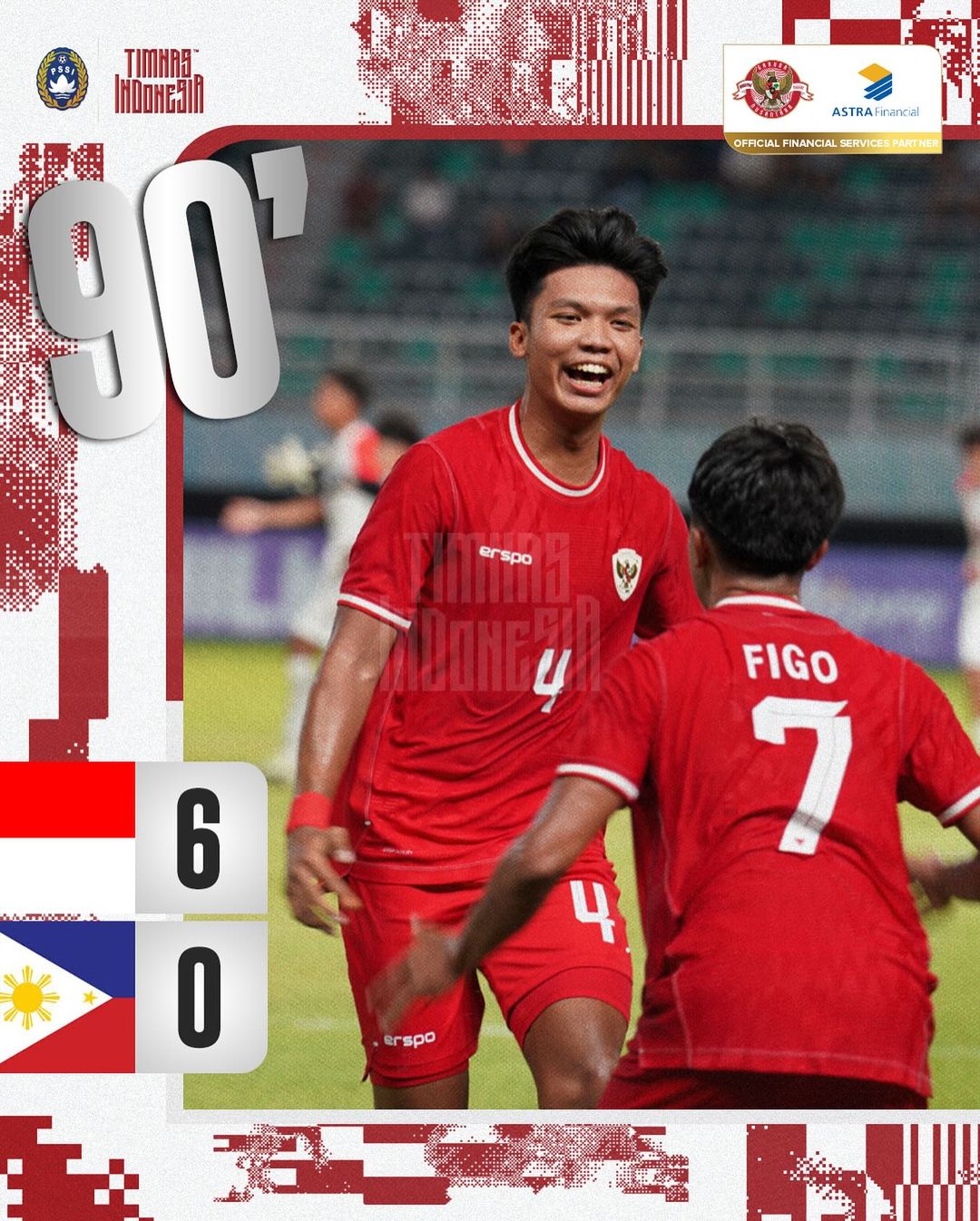 Timnas Indonesia Kalahkan Filipina Tanpa Balasan Dengan Cetak 6 Gol Cantik (Instagram @timnas.indonesia)