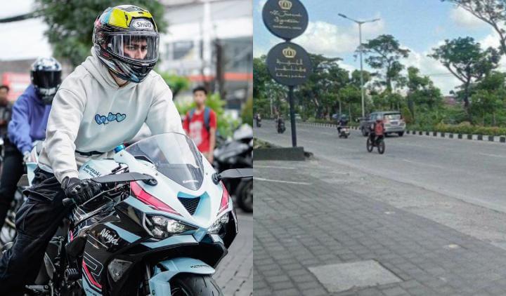 Polisi olah TKP kecelakaan tunggal Yitta Dali Wassink di Jalan Sunset Road, Bali. (Ig @dali.wassink)