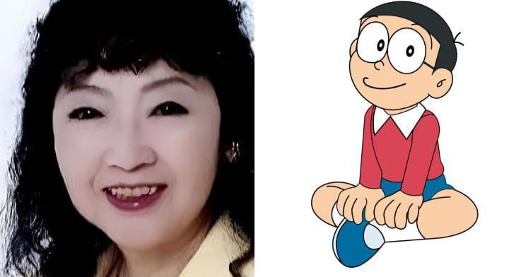 Sosok pengisi suara karakter Nobita di film Doraemon, Noriko Ohara meninggal dunia di usia 88 tahun. (kolase Antara & Pinterest)