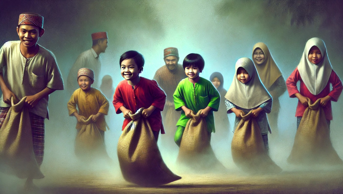 Ilustrasi cerita misteri Agus Ingin Agustusan (AI GENERATED/CHAT GPT)