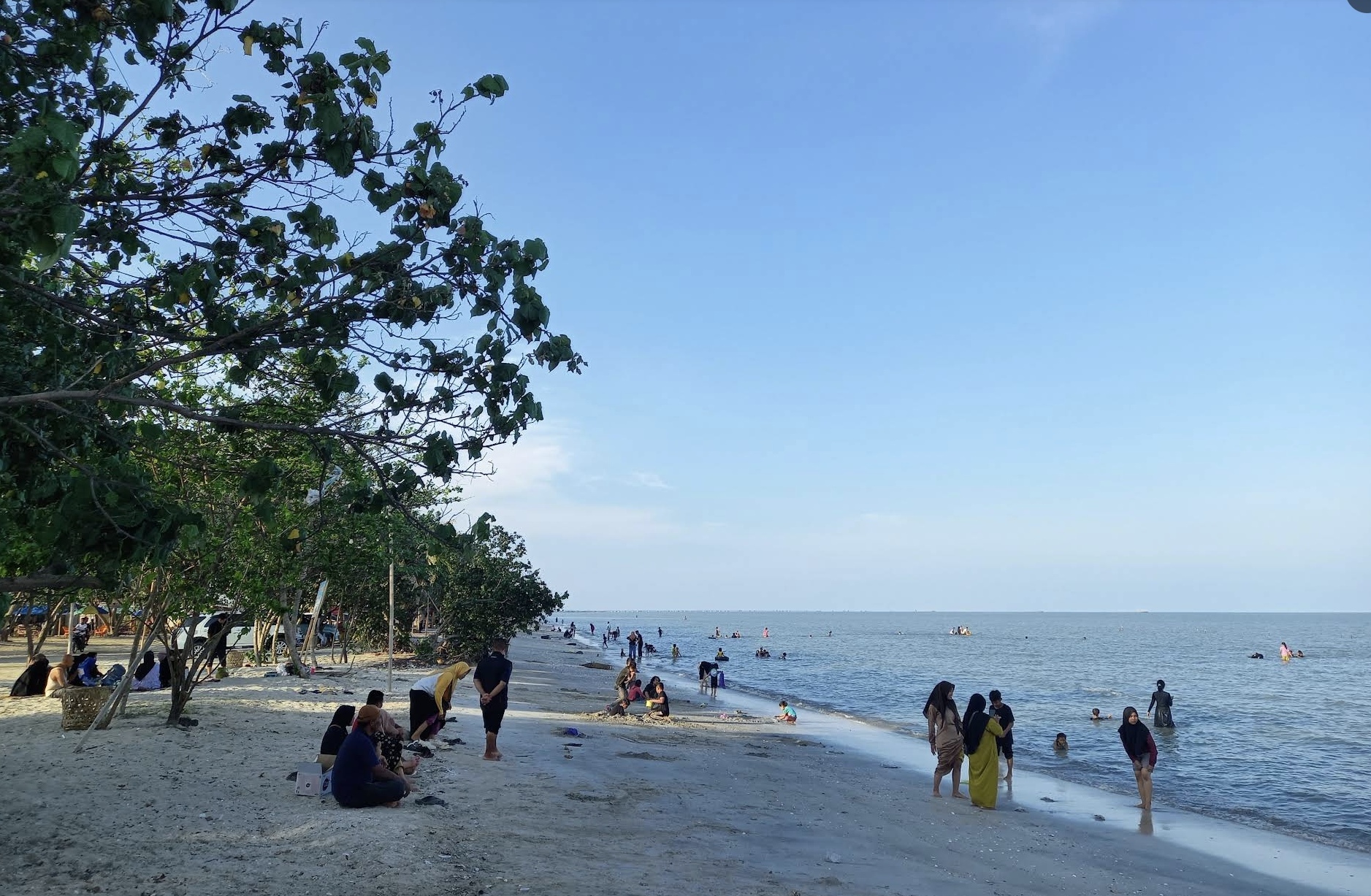 Pantai Cemara Indah Lampung Timur, Destinasi Wisata Viral Cocok Jadi Alternatif Liburan foto google maps : EKA ROMADI