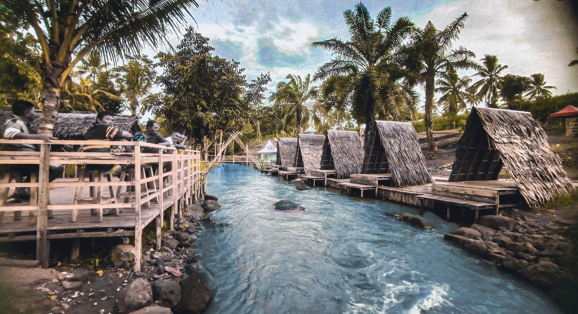 Destinasi Wisata Kali Marga Indah Lampung Timur (foto maps : Amir Rul)