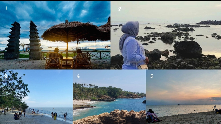 Rekomendasi Pantai Provinsi Lampung Sumber foto : google maps