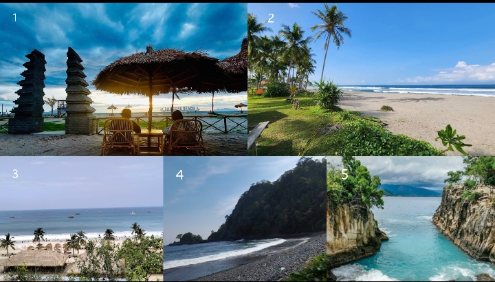 Pantai View Bali di Lampung (Foto google maps)