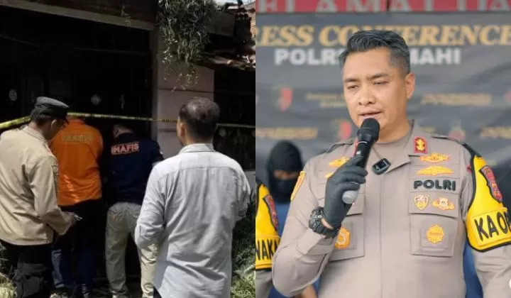 Pembelian sianida pada 2018 mengungkap misteri kematian ibu dan anak di Bandung Barat, namun penyebab pasti masih belum terjawab. (kolase Jawapos & Ig @cimahipolres)