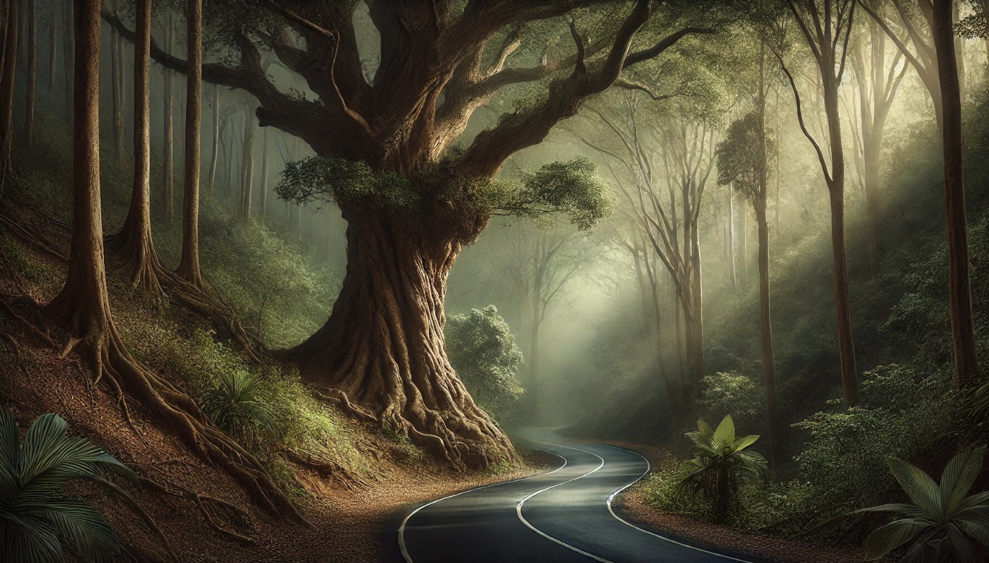 Ilustrasi cerita misteri Cemorosewu - Sarangan (AI GENERATED/CHAT GPT)