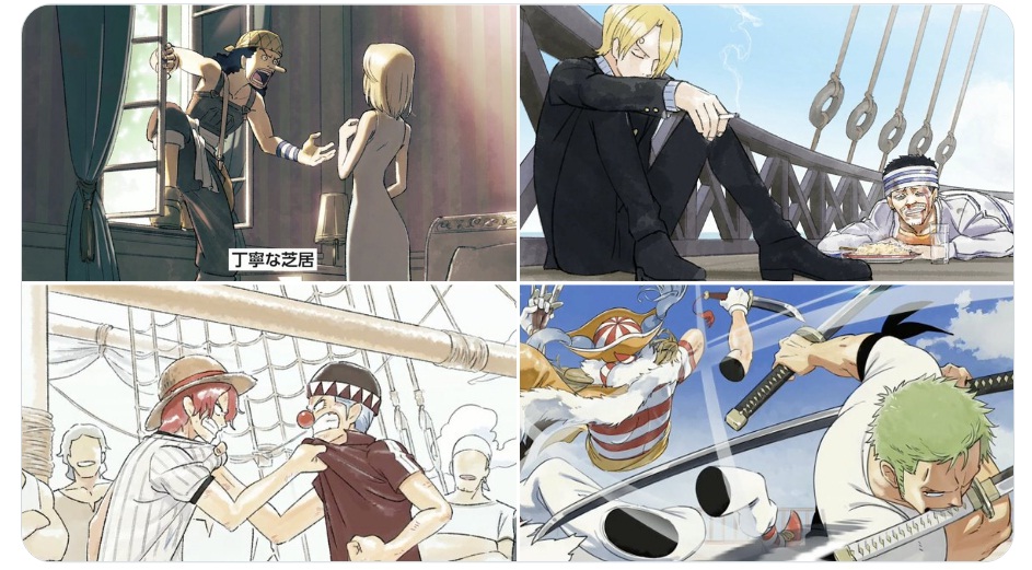 The One Piece remake manga original tidak ramah bocil. (WIT Studio)