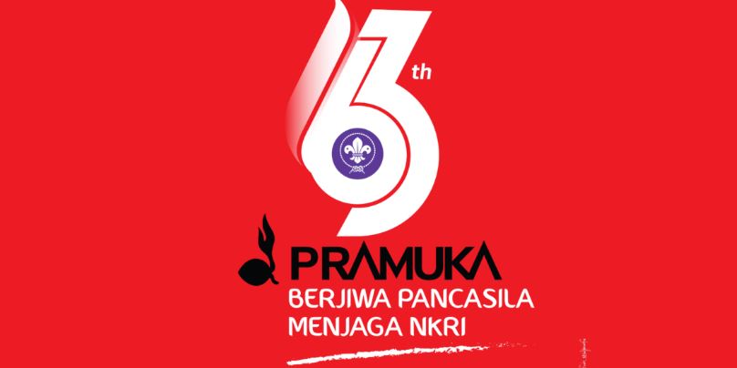 Logo dan tema Hari Pramuka ke-63 Tahun 2024. (PRAMUKA)