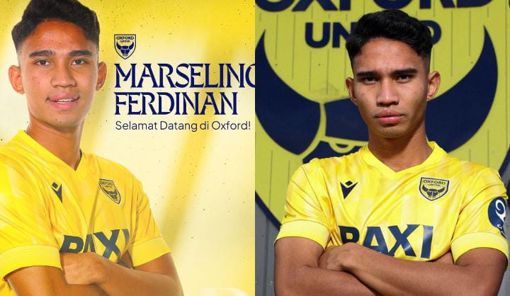Keberhasilan pemain muda skuad Garuda Marselino Ferdinan di club Inggris bikin kancah sepak bola dunia ketar ketir. ( Ig @oufcofficial)