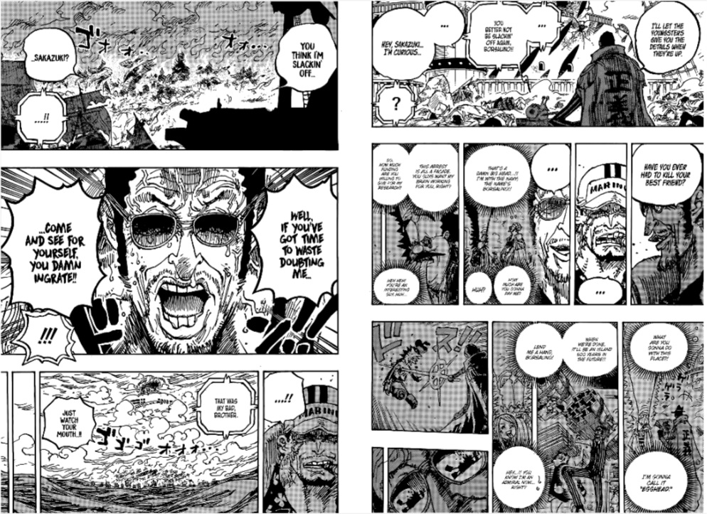 Kizaru menangis.