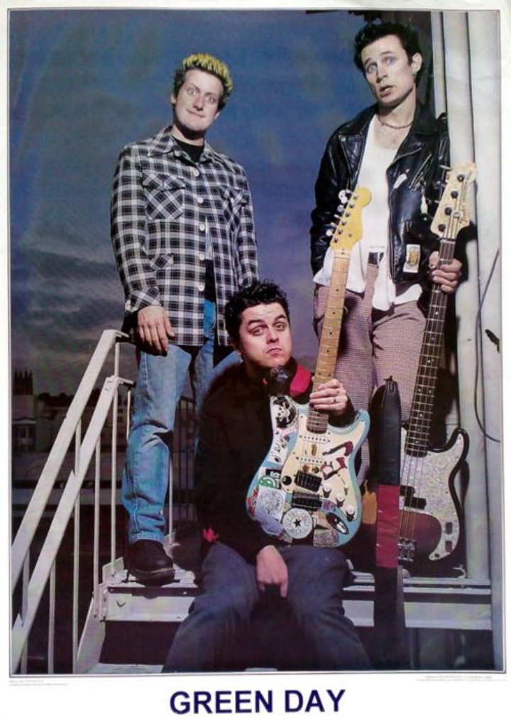 Group Band Punk Rock Green Day (Pinterest)