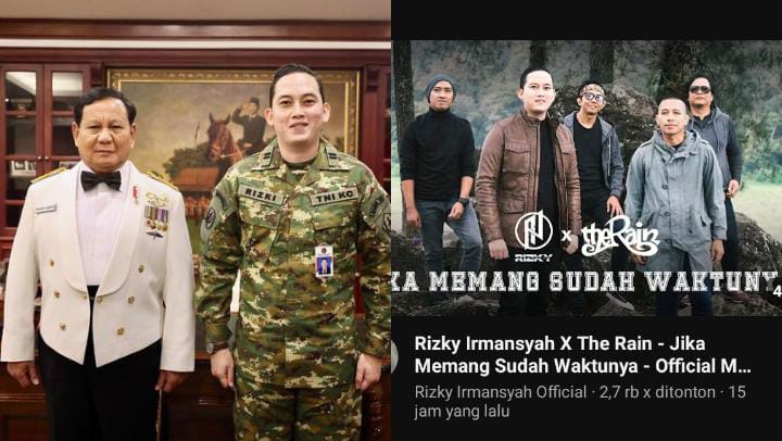 , Rizky Irmansyah, baru saja merilis lagu dengan arti makna yang begitu mengharukan. (kolase Ig & Youtube RizkyIrmansyah)