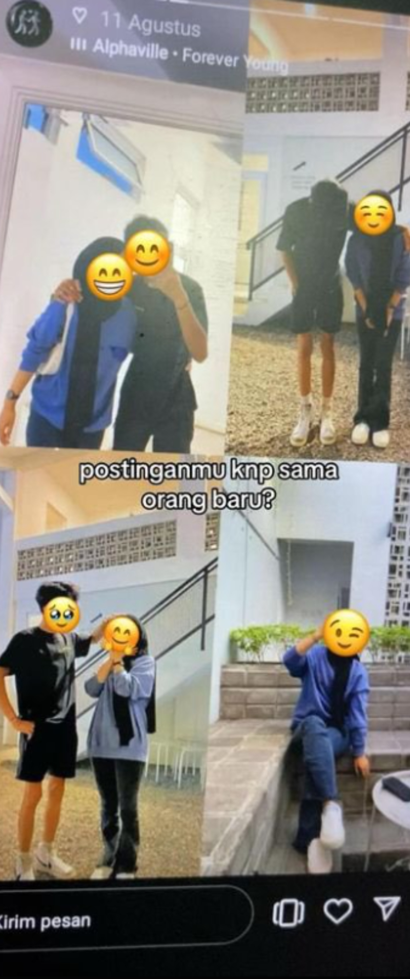 MInta putus karena mau hijrah, cowok ini terciduk posting foto bareng cewek lain