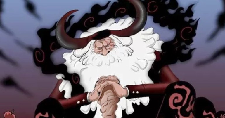 Spoiler One Piece 1125 ungkap Imu bunuh Saturn dengan kejam. (Shueisha)