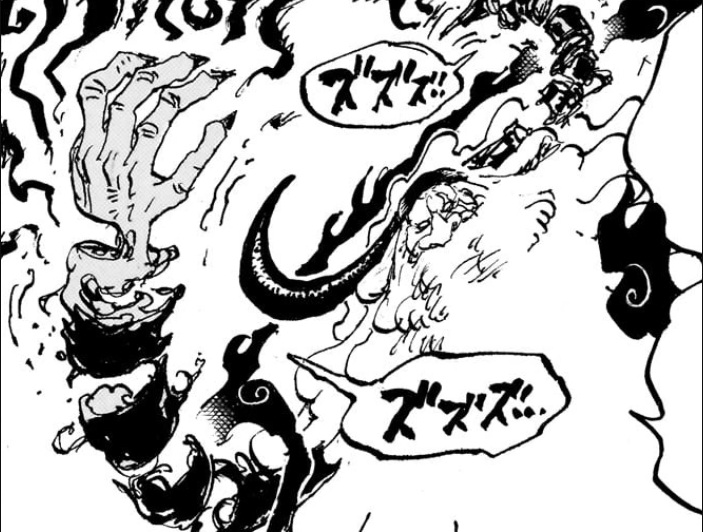 Saturn One Piece tewas mengerikan berdasarkan spoiler One Piece 1125. (Shueisha)