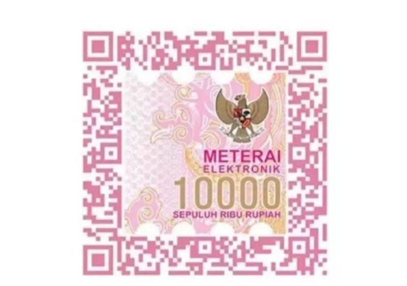 Ciri-ciri e-meterai asli. (JAWA POS)