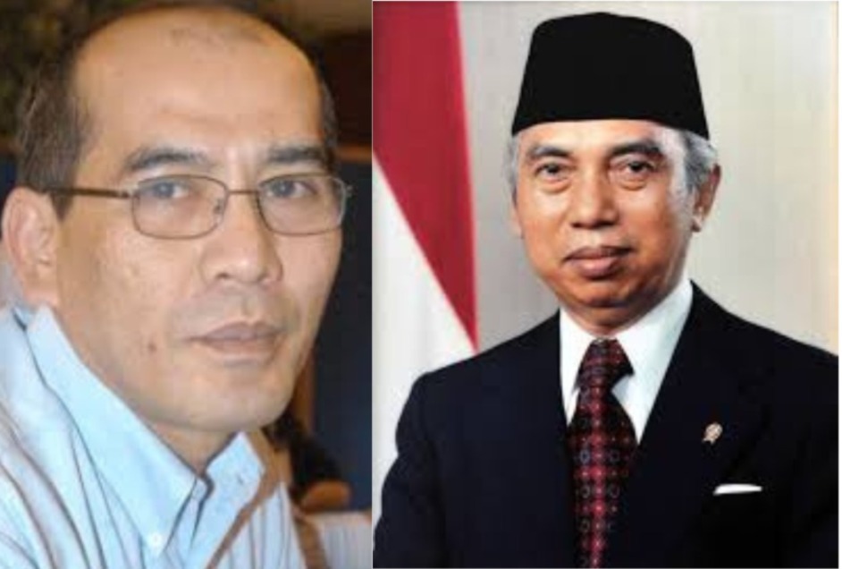 Kiri Faisal Basri dan Kanan Wakil Presiden Adam Malik, Faisal cucu Keponakan dari Adam Malik. (Kolase Istimewa)
