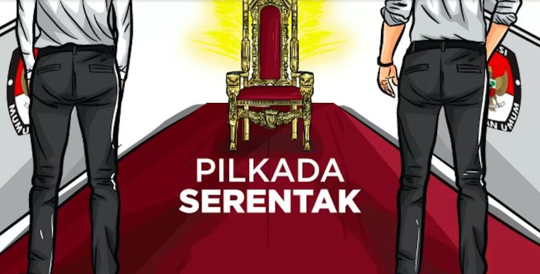 Pilkada Serentak 2024. (ILUSTRASI JAWA POS)