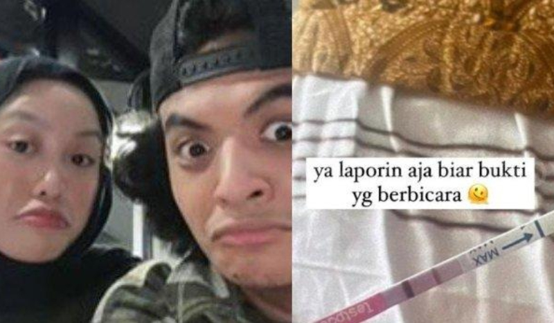 Sahabatnya, Cindy Claudia beberkan bukti yang membenarkan bahwa Lolly pernah hamil dan mengalami kekerasan oleh pacarnya, Vadel. (kolase Ig @_cindyclaudiaa)