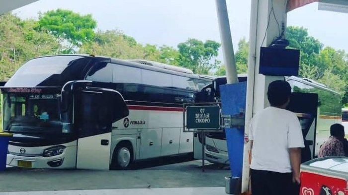 Usai tragedi meninggalnya seorang sopir bus di KM 98 Tol Cipali, kini pihak PO beberkan klarifikasi terkait kasus tersebut. (Ig @primajasa_kuningan )