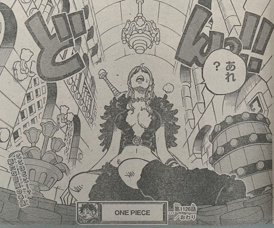 Baca manga One Piece 1126 RAW misteri sosok yang mengganti pakaian Nami. (Shueisha)