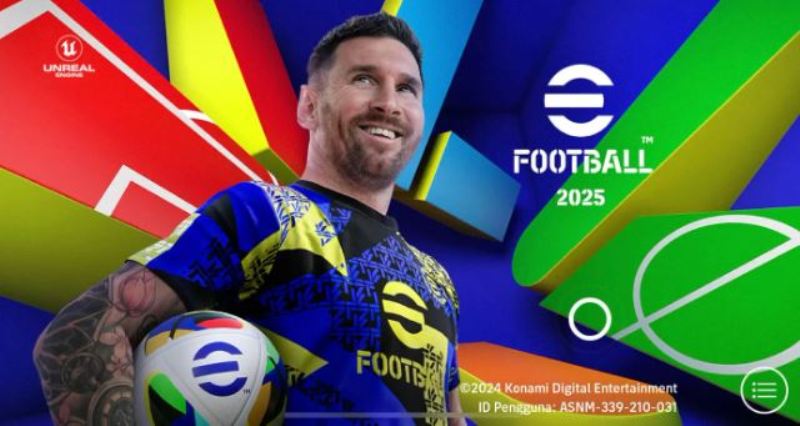 Game eFootbal 2024 versi terbaru. (EFOOTBALL)