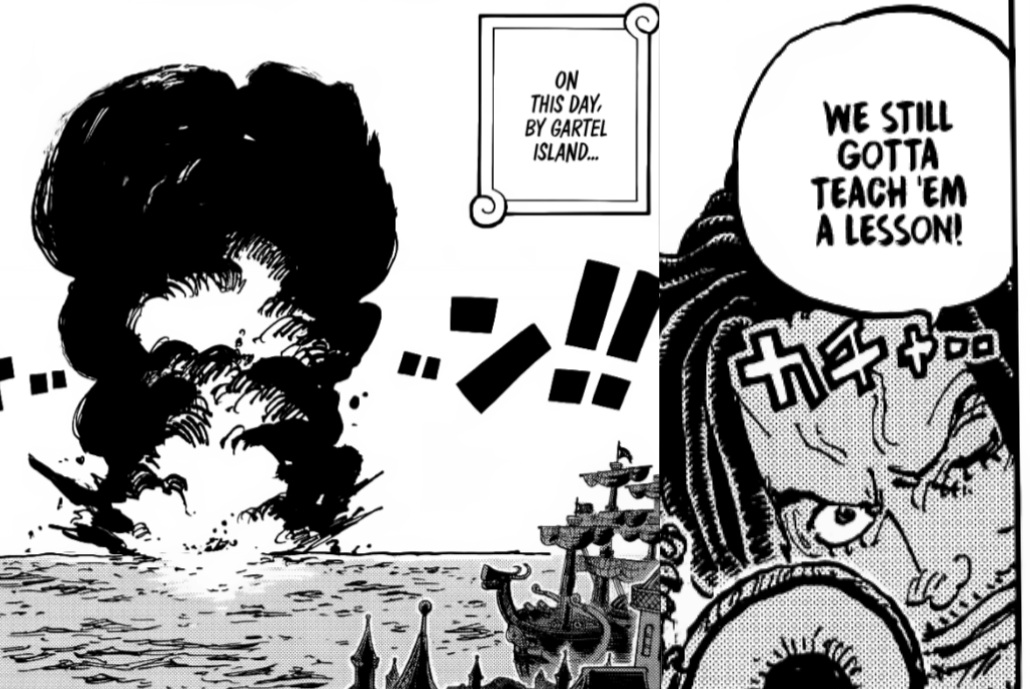 Misteri dan fakta One Piece 1126 di balik tamatnya Bajak Laut Bartolomeo. (Shueisha)