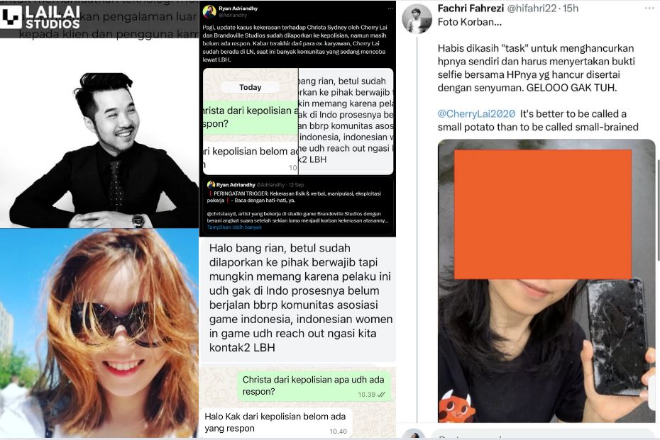 Cherry Lai istri Ken Lai CEO Brandoville Studios kini viral dan menjadi sorotan. (KOLASE TWITTER X)