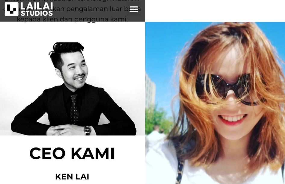 Brandoville Studios berganti nama menjadi LAILAI Studios, CEO Ken Lai, suami Cherry Lai. (KOLASE LAILAI STUDIOS-TWITTER X)