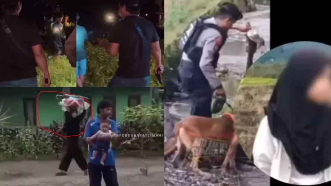 Kasus pembunuhan Nia Kurnia Sari, gadis pedagang gorengan tewas terkubur tanpa busana di hutan Padang Pariaman. (KOLASE ISTIMEWA)