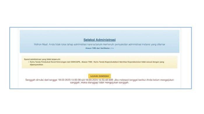 simak kalimat dalam menyanggah yang sopan dan beretika bagi para pelamar dan siapkan juga lampiran bukti. (Dok. SSCASN)