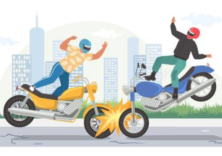 ilustrasi tabrakan motor (IStock)