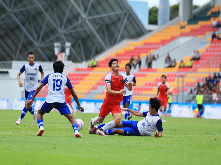 Kontingen Jabar melaju ke Final sepak bola PON Aceh- Sumatera Utara