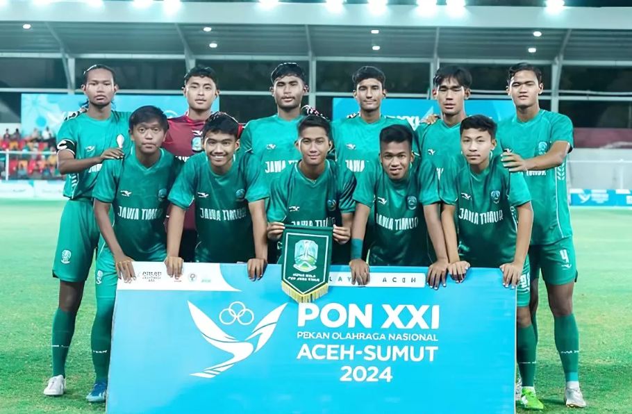 Skuad Jatim menghadapi Jabar dalam laga Final PON XXI 2024. (JAWA POS)