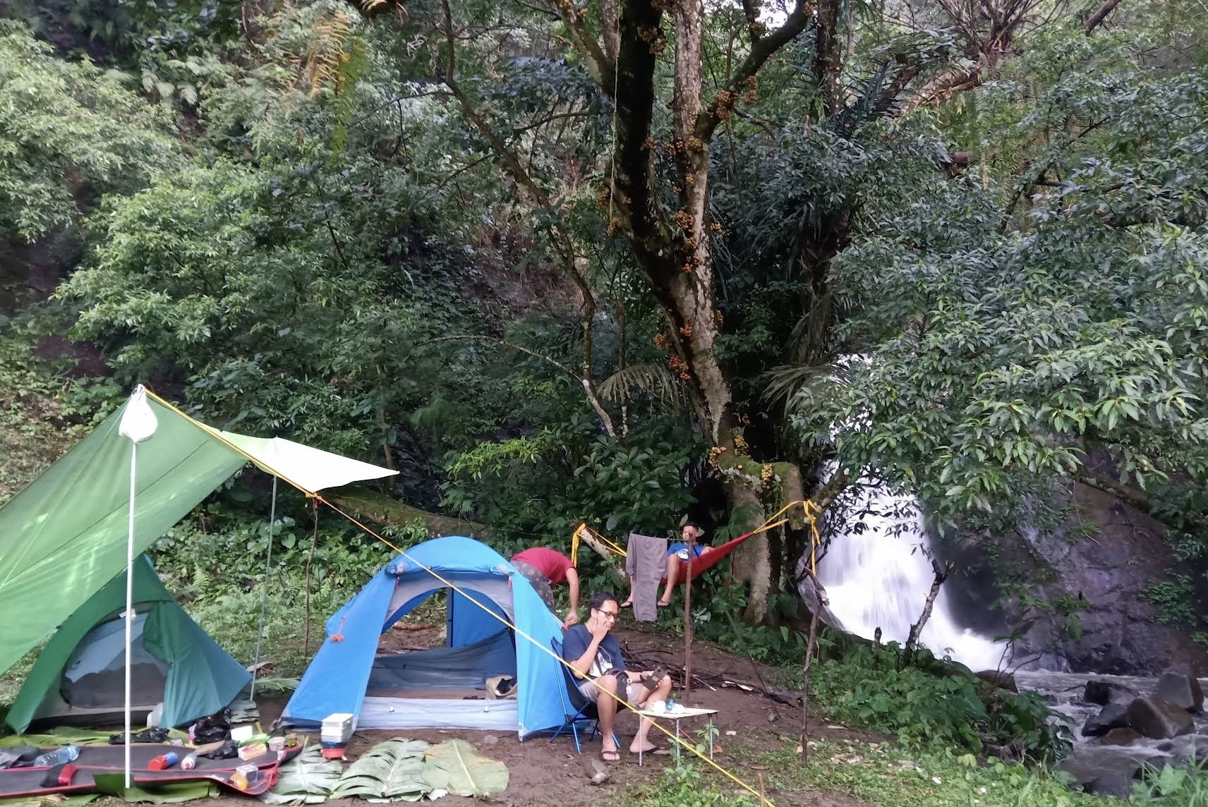 Camping di area Air Terjun Kedung Sriti/ google maps : Adnan Rizki Ramadhani (Rama)
