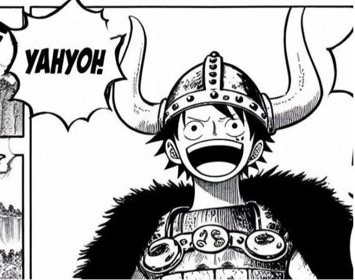 Baca manga One Piece 1127, detail pakaian Viking lima kru Topi Jerami. (Reddit)