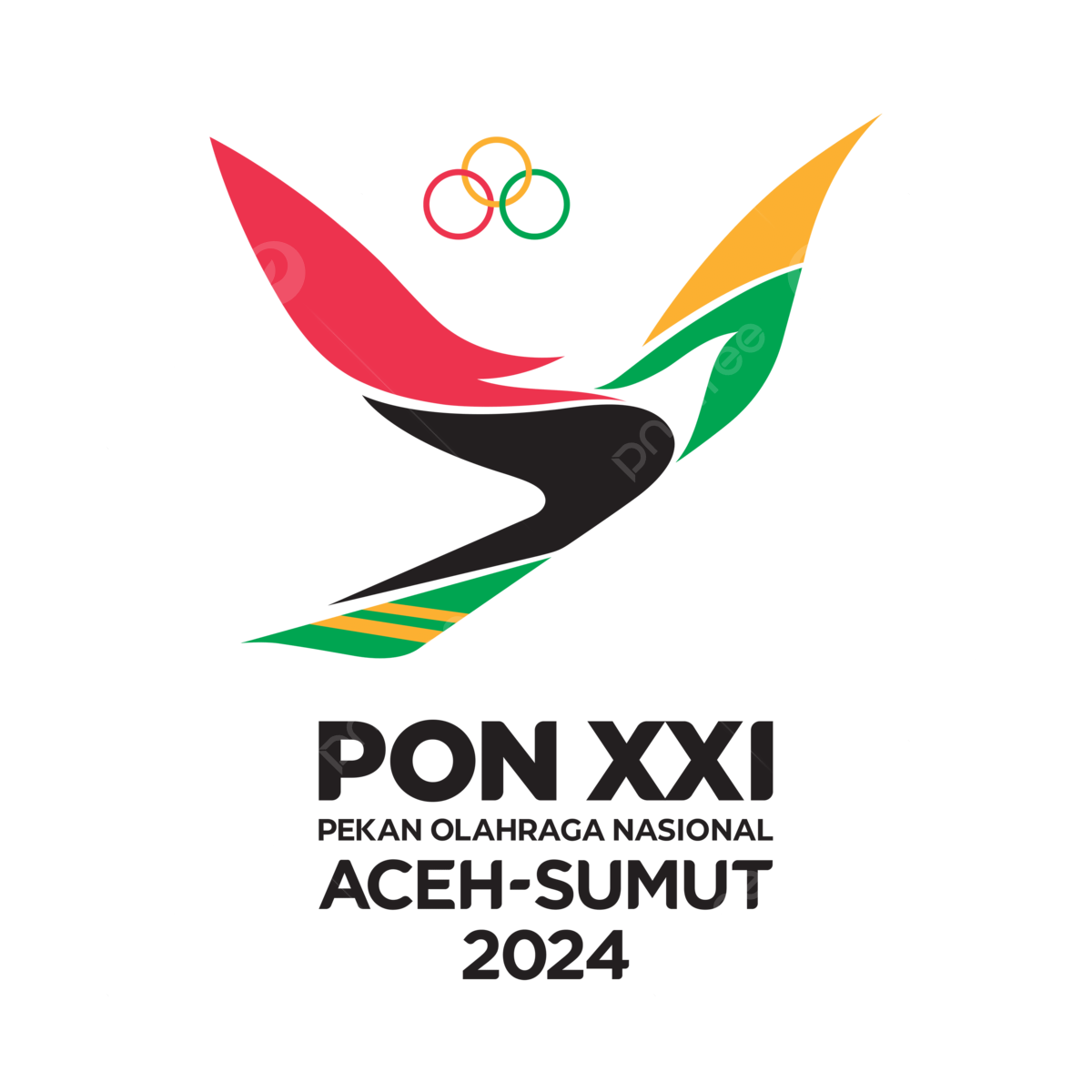 logo PON XXI 2024 (pngtree)