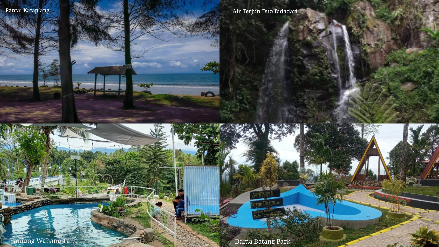 Wisata Populer di Kabupaten Padang Pariaman (Google Maps)