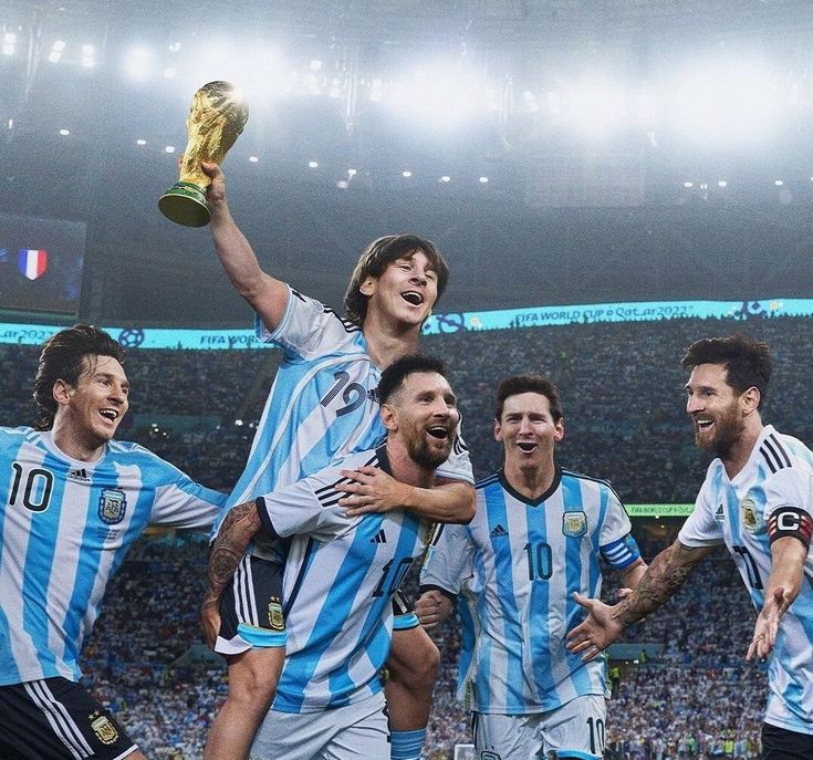 Argentina, sebagai juara dunia, memimpin rangking FIFA