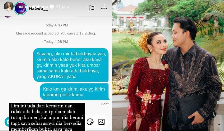 Buntut isu miring terkait perselingkuhan yang menerpa istri Rizky Febian, Mahalini, kini ambil tindakan tegas untuk pelaku. (Ig @mahaliniraharja)