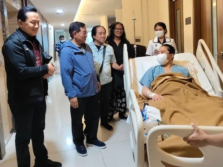 kondisi terbaru Abdee Negara (Gitaris Slank)  yang sempat di rawat di ICU (instagram@triawanmunaf)