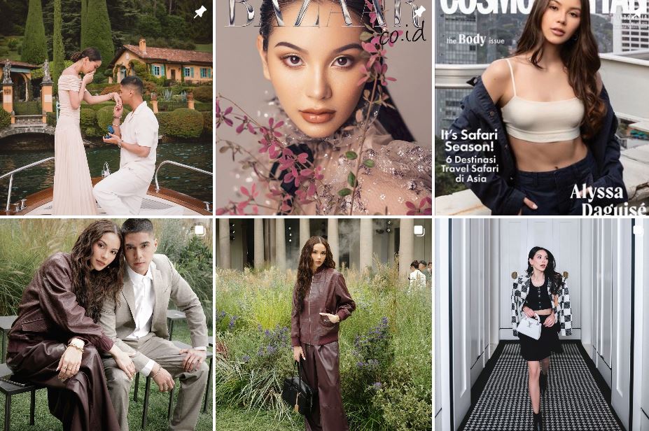 Alyssa Daguise, model cantik yang dilamar Al Ghazali di Lake Como, Italia. (INSTAGRAM @alyssadaguise)