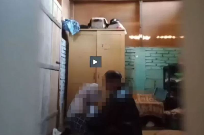 Viral video 5 menit oknum guru dan siswa di Gorontalo. (CAPTURE RADAR SEMARANG)