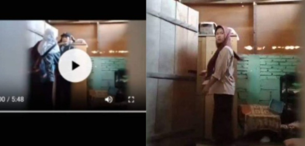 Sosok perekam video 5 menit yang viral di gorontalo  (kolase/radar lawu)