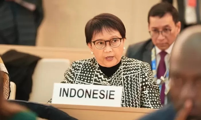 Tindakan keren Menteri Luar Negeri RI, Retno Marsudi, terkait pidato beraninya menyinggung kekejaman Israel pada Palestina dalam forum PBB. (Jawa Pos)