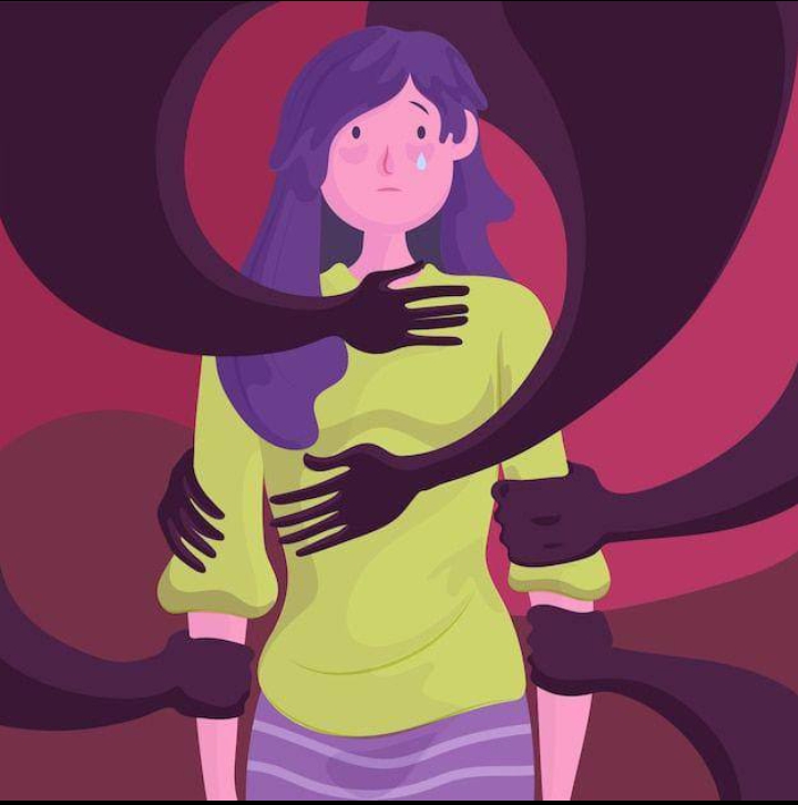 ilustrasi kekerasan seksual (Pinterest)