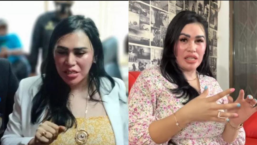 Selebgram Ratu Entok asal Sumatra Utara mendadak viral, seseorang dengan sengaja memotong videonya sehingga terkesan menistakan agama. (kolase istimewa)